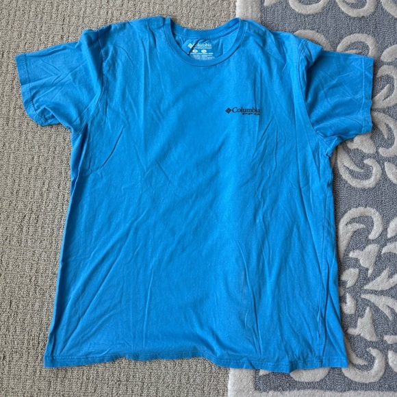 Columbia PFG Blue T-Shirt - Picture 1 of 2